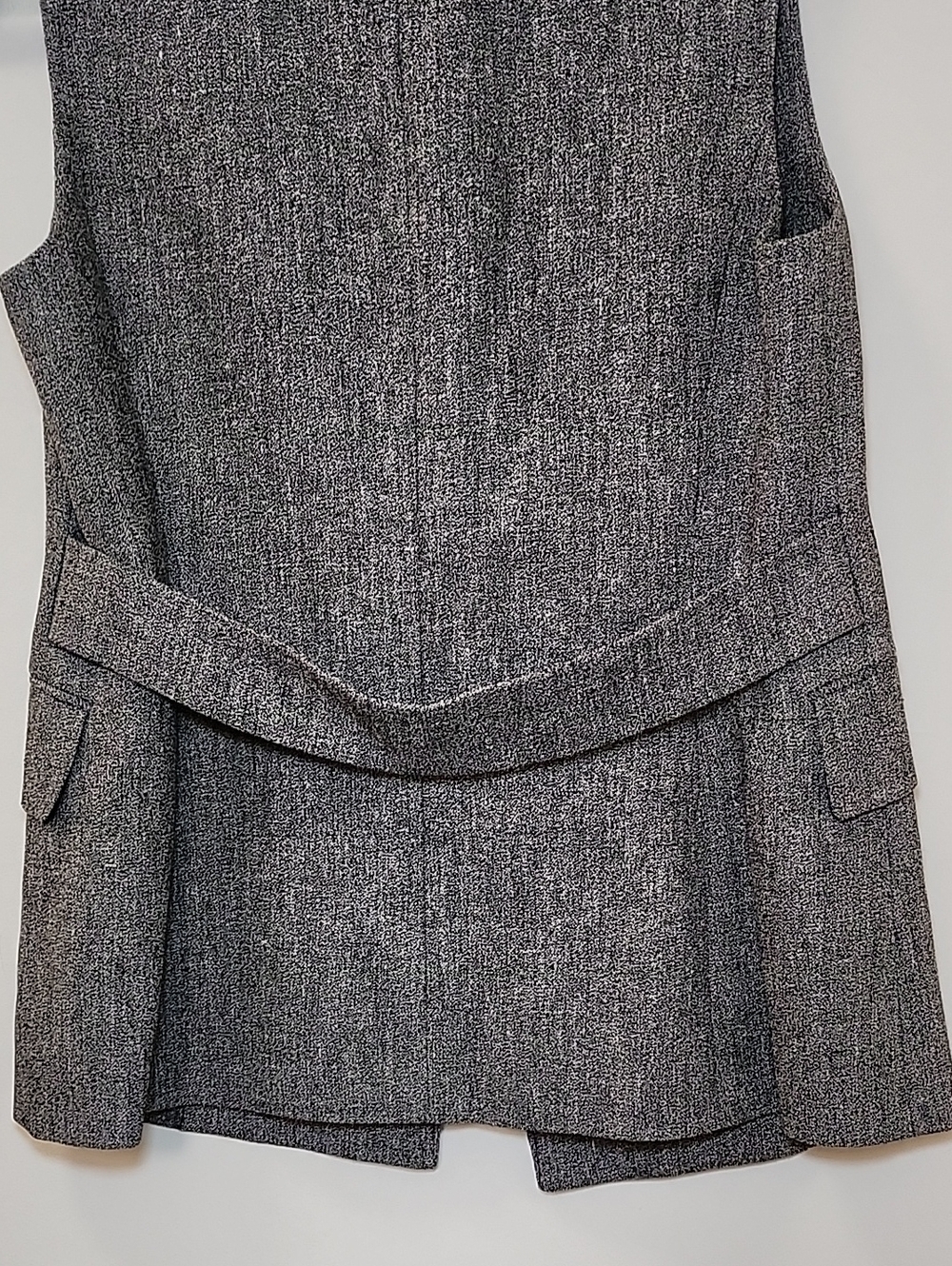 Theory Sedeia vest and matching trouser set structured gray Size 6 - Picture 10 of 16